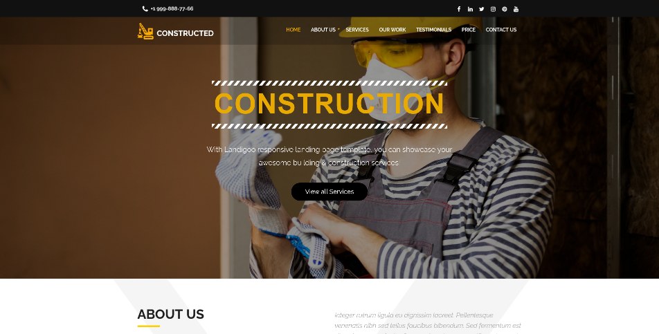 Architects template preview
