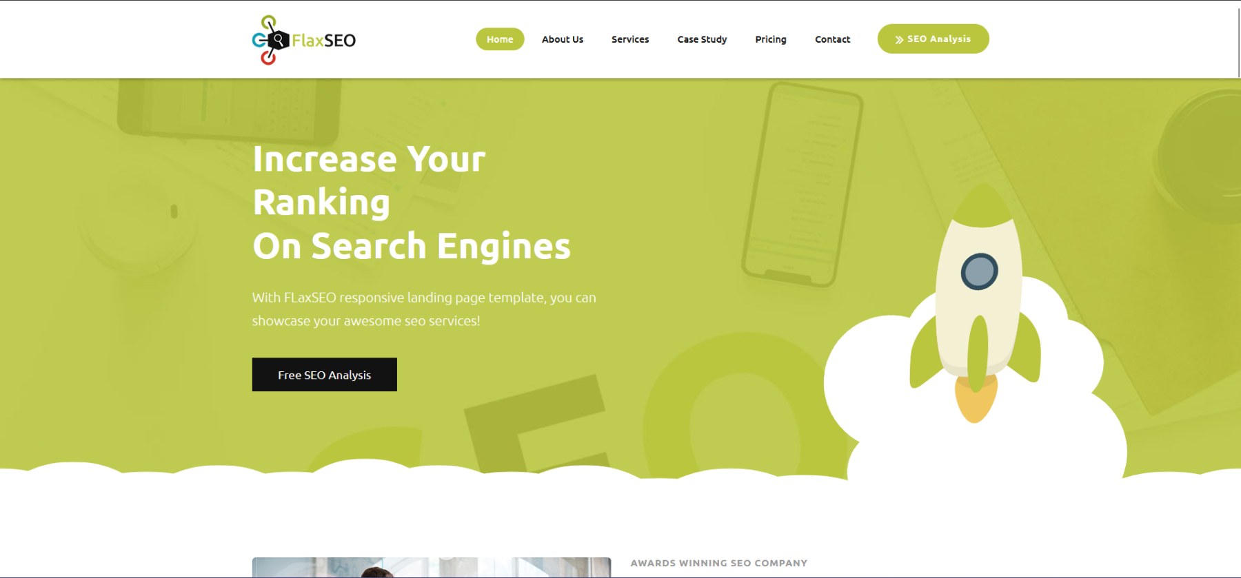 FlaxSEO template preview