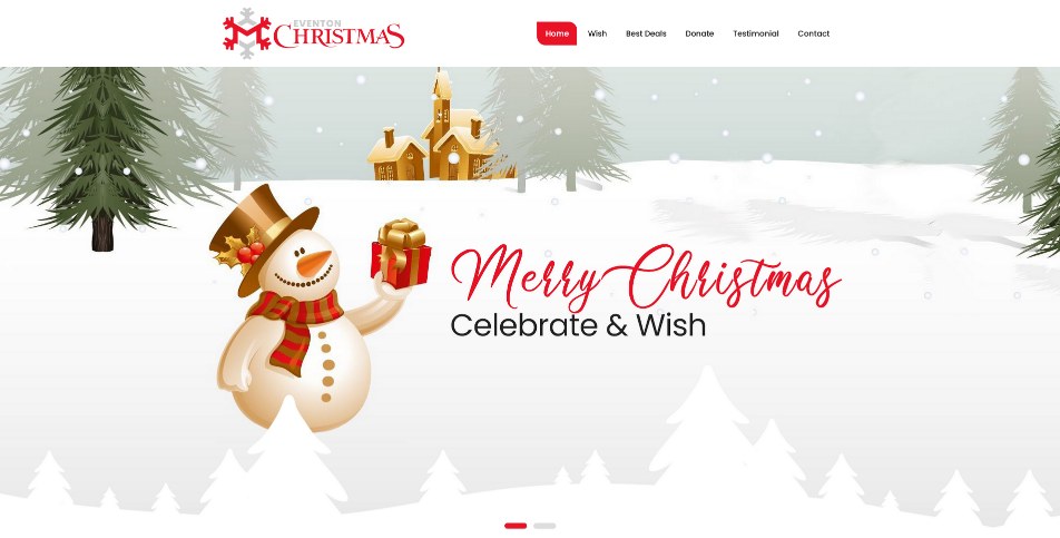 Christmas template preview